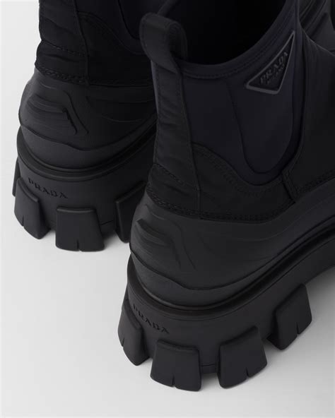 prada monolith cloth boots|prada monolith gabardine.